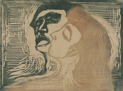 Hoved mod hoved af Edvard Munch
