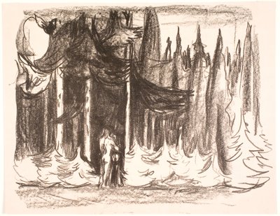 I skoven af Edvard Munch