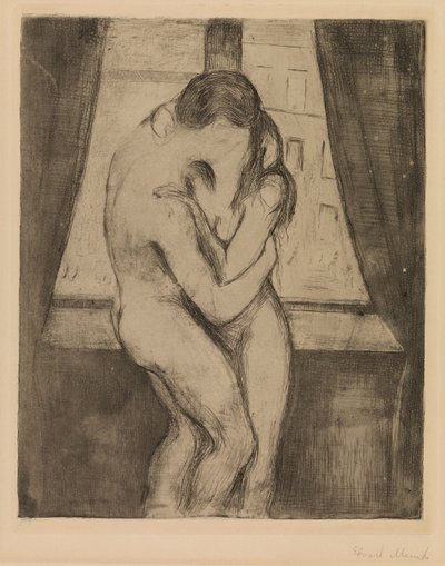 Kysset af Edvard Munch