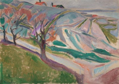 Landskab, Kragerø, 1912 af Edvard Munch
