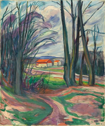 Landskab i Skoyen, 1920