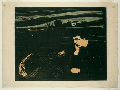 Melankoli III af Edvard Munch