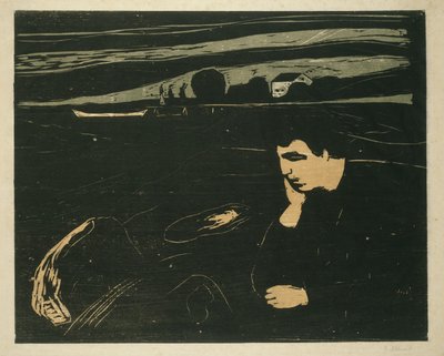 Melankoli III, 1902 af Edvard Munch