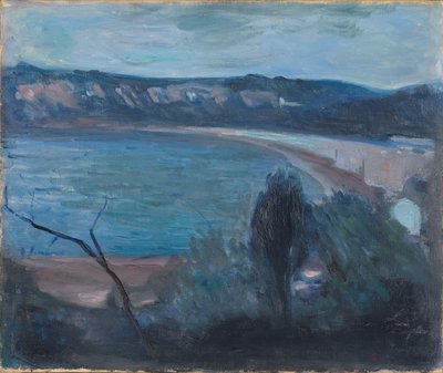Måneskin ved Middelhavet af Edvard Munch