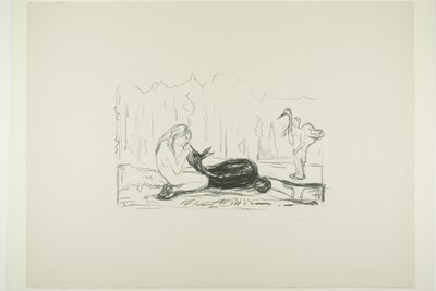 Omega og hjorten af Edvard Munch