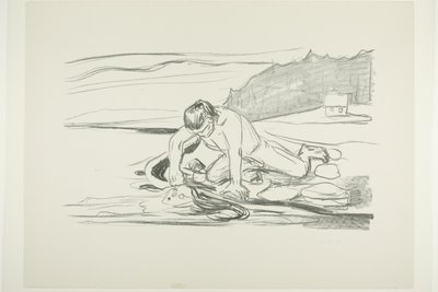 Omegas død af Edvard Munch