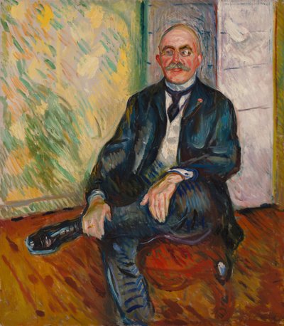 Portræt af Gustaf Schiefler af Edvard Munch