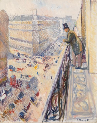 Rue Lafayette af Edvard Munch