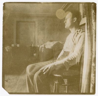 Selvportræt et eller andet sted på kontinentet I af Edvard Munch