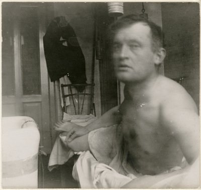 Selvportræt “à la Marat” af Edvard Munch