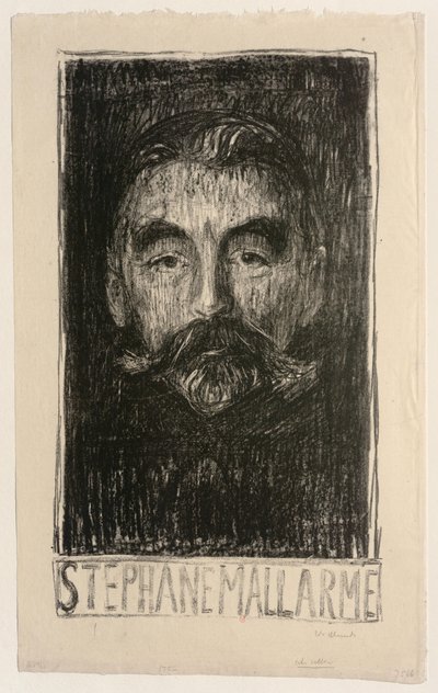 Stéphane Mallarmé af Edvard Munch