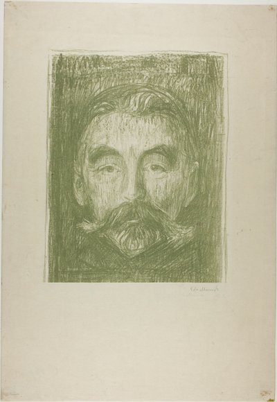Stephane Mallarme af Edvard Munch