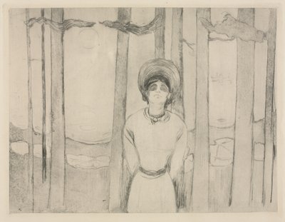 Sommernat  (The Voice) af Edvard Munch