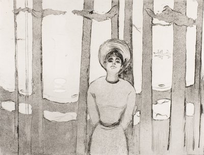 Sommernat, The Voice, 1894 af Edvard Munch