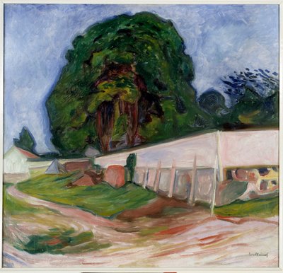 Sommernat i Asgårdstrand. Maleri af Edvard Munch (1863-1944) Ec. Norv. af Edvard Munch