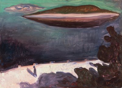 Sommernat ved Oslofjorden af Edvard Munch