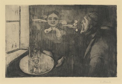 Tête à Tête af Edvard Munch