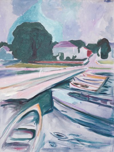 Broen ved Aasgaardstrand af Edvard Munch