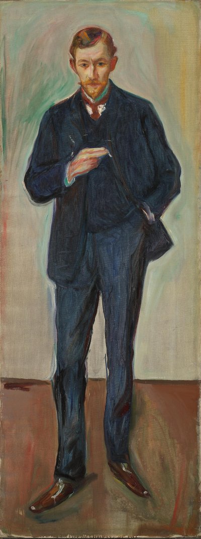 Franskmanden, Marcel Archinard, ca. 1904 (olie på lærred) af Edvard Munch