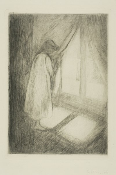 Pigen ved vinduet af Edvard Munch