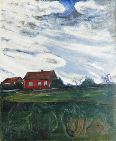 Det Røde Hus af Edvard Munch