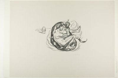Slangen er dræbt af Edvard Munch