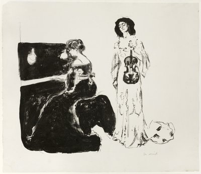 Violinkoncerten af Edvard Munch