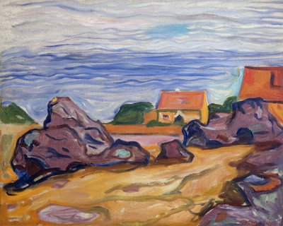 To huse i Borre af Edvard Munch