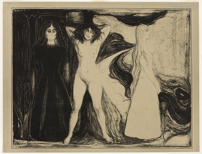 Kvinde (sfinksen) af Edvard Munch