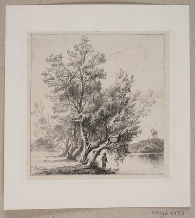 Piletræer ved stadsgraven af Edvard Petersen