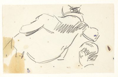 Figurstudie til Langelinie-billedet af Edvard Weie