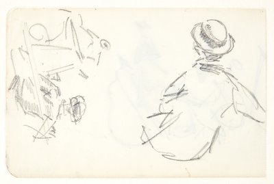 Figurstudier til Langelinie-billedet af Edvard Weie