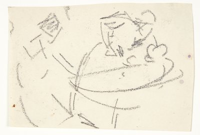 Figurstudier til Langelinje-billedet af Edvard Weie
