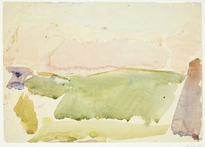 Landskab med marker af Edvard Weie