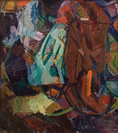 Studie efter Delacroix
