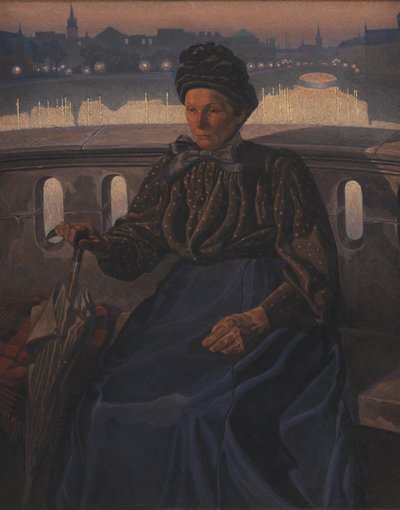 Kunstnerens Moder af Edvard Weie