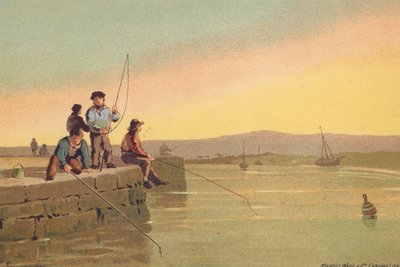 Molen i Berwick (farvelitografi) af Edward (after) Duncan