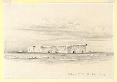 A Berg in the Pack, Ross Sea, 1910 af Edward Adrian Wilson