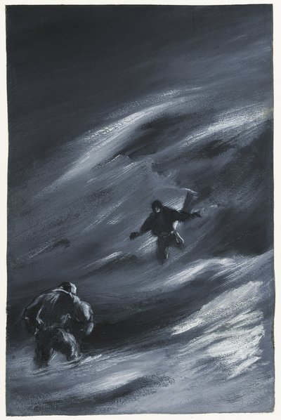 Fanget i en snestorm af Edward Adrian Wilson