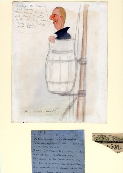 Henry Pennell, 1910-12 (wc & blyant på papir) af Edward Adrian Wilson