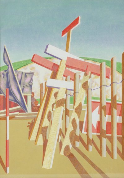 En Sussex By-Pass af Edward Alexander Wadsworth
