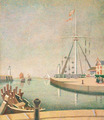 Honfleur, Indgang til Havnen af Edward Alexander Wadsworth