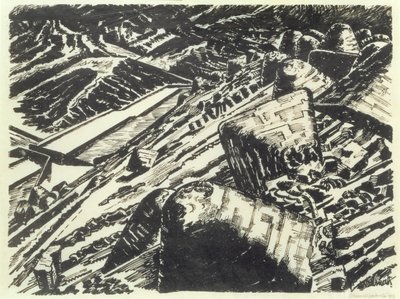 Slevslag, Old Hill af Edward Alexander Wadsworth