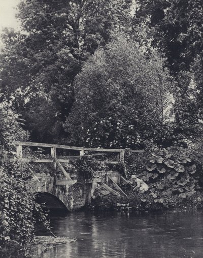 En akavet rollebesætning (s/h-foto) af Edward Alfred Barton
