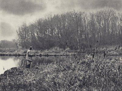 Spinning i Leckford (s/h-foto) af Edward Alfred Barton