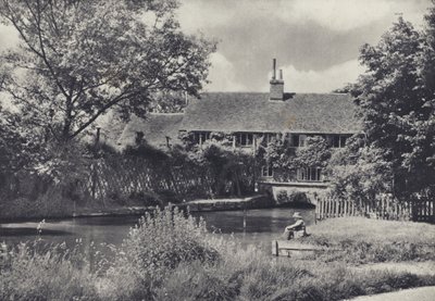 Den gamle mølle, Ramsbury (s/h-foto) af Edward Alfred Barton