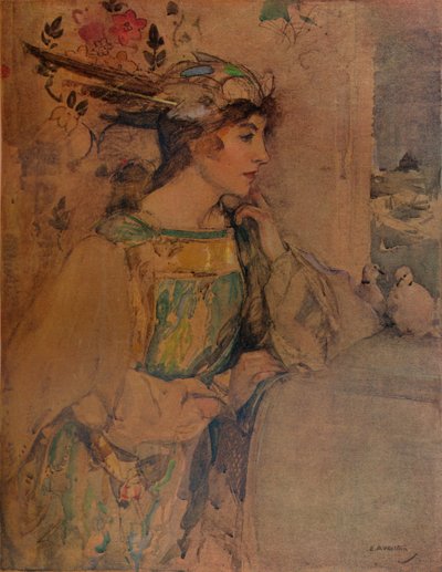 Ivrighjerte, c1900. af Edward Arthur Walton