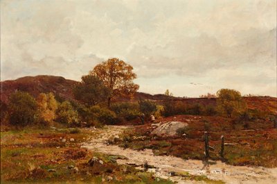 Moorland Landscape (olie på lærred) af Edward Arthur Walton