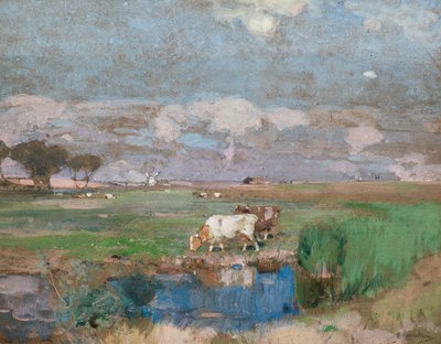 Suffolk græsgange af Edward Arthur Walton
