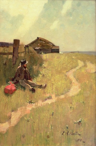 Vejfareren, 1881 af Edward Arthur Walton